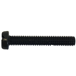 M4 X 20mm Machine Screws Slotted Black (MET.3)